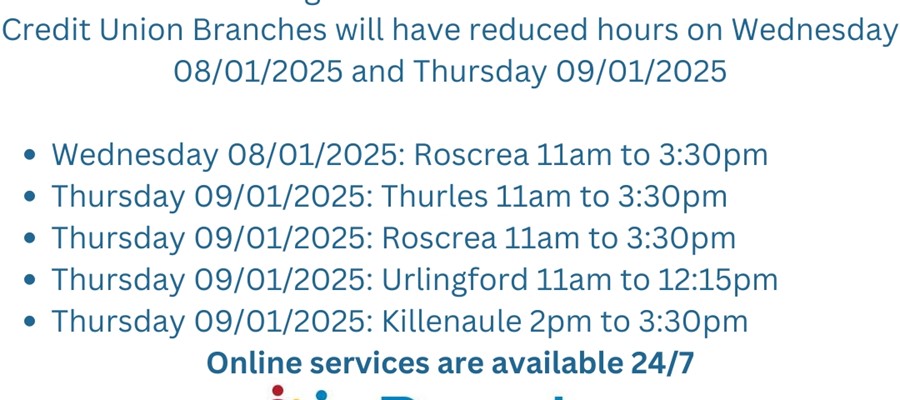 Update on Opening Hours