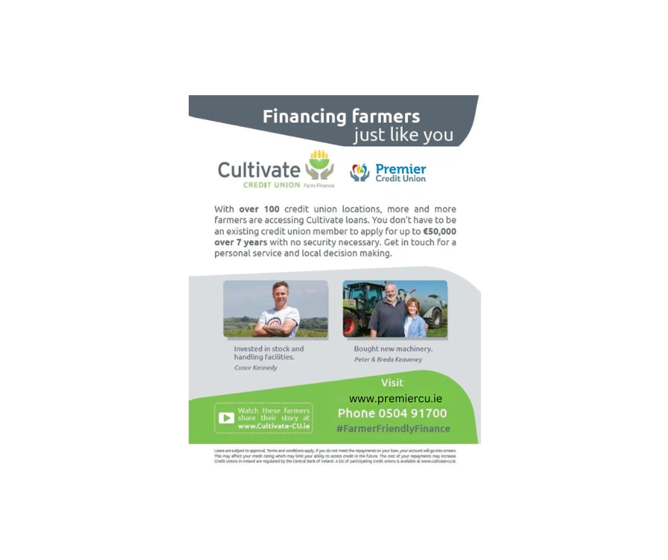 Cultivate Loans with premier credit union